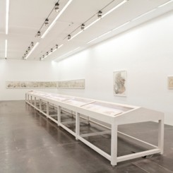 Yun-Fei Ji, "Water Work," exhibition shot, 2012. 季云飞，"水利工程", 展览现场，2012年。