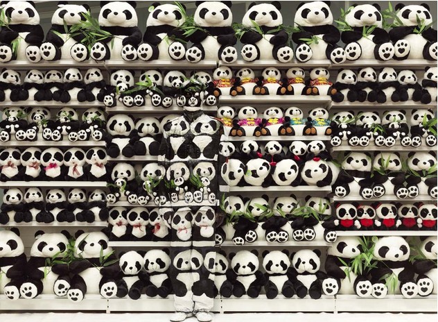 Magda Danyse - Liu Bolin, Hidding in the city, photography, 120 x 90cm,courtesy of the artist