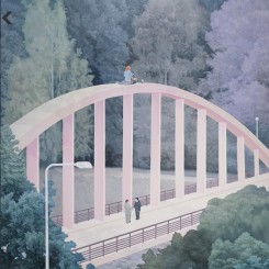 Han jianyu,"Lugou Bridge Incident，" Oil,Acrylic on Canvas, 250X200cm, 2011
韩建宇，《卢沟桥事变》，布面油画，丙烯，250X200cm，2011