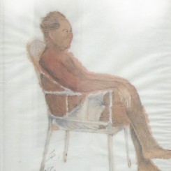 Wu Junyong, “Chairman Mao,” acrylic on canvas, 48 × 32.8 cm, 2008吴俊勇，《毛主席》，布面丙烯，2008