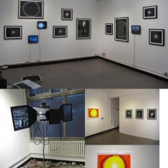Bai Ye & Cheng Qianning “Unapproachable Light," Installation views.
白夜&程乾宁，《不可抵达之光》，展厅布置场景。