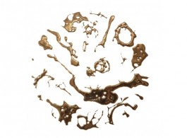 Lindy Lee,"Dewdrop (Fathomless)," 2013, splash bronze, 100 cm diameter