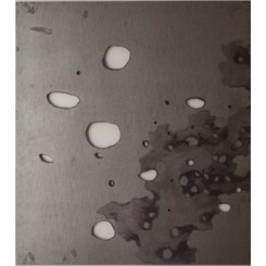 Lindy Lee, "Cracks in the Empty Sky," 2012, image work on steel, 134.5 x 120 cm