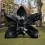 Marc Quinn, "Stealth Desire (Etymology)", painted bronze, 246h x 250w x 160d cm, 2013 (©Marc Quinn; photo: Marc Quinn Studio; courtesy White Cube)马克·奎恩，《隐形欲望》（词源）， 漆绘青铜，246h x 250w x 160d cm， 2013 (©马克·奎恩， 图片: 马克·奎恩工作室， 版权：白立方画廊)
