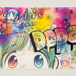 Mr.,"Dope My Heart", watercolor and pencil on paper,24,4 x 35,1 cm / 9 1/2 x 13 3/4 inches,2013,©2013 Mr./Kaikai Kiki Co., Ltd. All Rights Reserved.Courtesy Galerie Perrotin