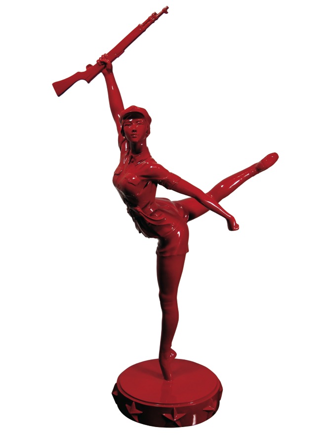 Huang Gang_Red Era, Cast Bronze, 85 x 54 x 23 cm, 2009
