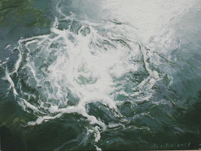 李胤，无题 No.1，布面油画，30×40cm，2013
Li Yin, Untitled No.1, Oil on Canvas, 30×40cm,