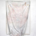 Jeremy Everett, “No Exit #2”, mixed media on mylar blanket, 195 x 137 cm, 2013