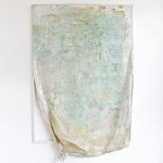 Jeremy Everett, “No Exit #1”, mixed media on mylar blanket, 200 x 133 cm, 2013