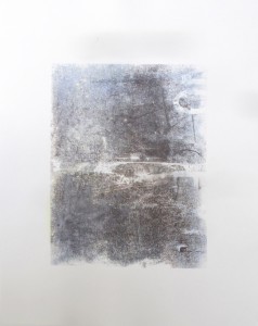 Jeremy Everett, “No Exit #P4”, monoprint, 65 x 50 cm, 2014