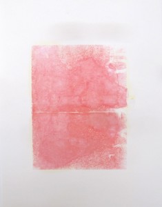 Jeremy Everett, “No Exit #P5”, monoprint, 65 x 50 cm, 2014