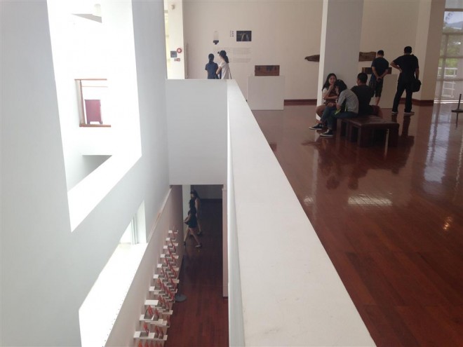 Interior exhibition and museum view at the Hexiangning Art Museum, Shenzhen内部场景和展览，何香凝美术馆，深圳