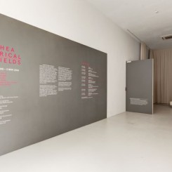 CCA Exhibitions: Theatrical Fields – Critical strategies in performance, film and video. Image courtesy of CCA Singapore