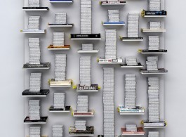 Job Koelewijn, Relief 25 march 2009 - 6 jan 2012, 2012, cassette tapes, 774 hours, 140 x 200 x 30 cm.jpg