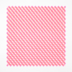 Peach Pink Four Color Water Ripple 6 (80 x 80 cm)