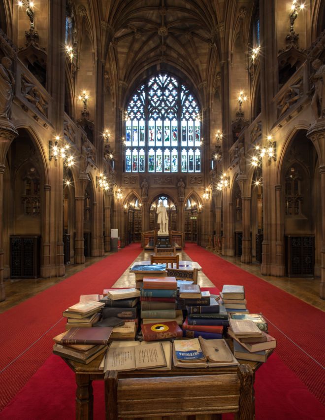 Wang Yuyang 'Breathing Books' (2014) at John Rylands Library - Tristan Poyser