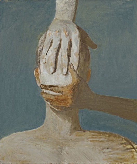 Tang Dixin, “Confinement,” oil on canvas, 60 x 50 cm, 2014唐狄鑫 ，《 禁闭》，布面油画，60 x 50 cm，2014