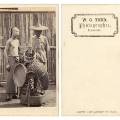 3. W.G.托德照相馆，汉口，1860年代，名片格式蛋白照片
W.G.Todd, Hankow, 1860s, Albumenprint carte de visite