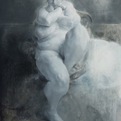 Mao Yan, “Plump Lady,” oil on canvas, 330 cm x 200 cm, 2013. © Mao Yan courtesy Pace Gallery. Photo courtesy Pace Beijing.
