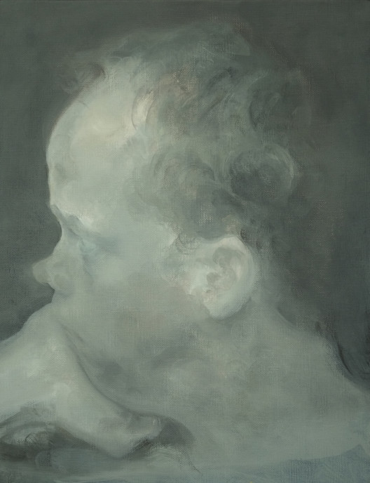 Mao Yan, “Small Portrait of Thomas No. 4,” oil on canvas, 36 cm x 27.8 cm, 2014. © Mao Yan courtesy Pace Gallery. Photo courtesy Pace Beijing.