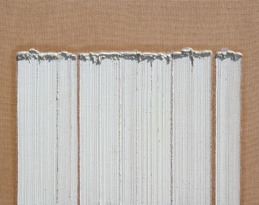 Ha Chong-Hyun, “Conjunction 08-05,” oil on hemp cloth, 130 x 162 cm, 2008.