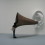John Baldessari, “Beethoven's Trumpet (with Ear) Opus # 127,” resin, fiberglass, bronze, aluminum, and electronics, 185 x 183 x 267 cm, 2007.