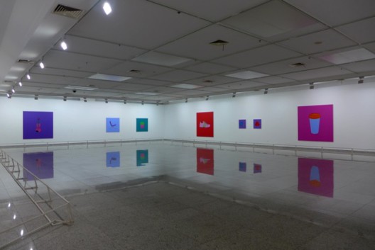 Exhibition view, Hubei Art Museum (courtesy Michael Craig-Martin)展览场景，湖北美术馆