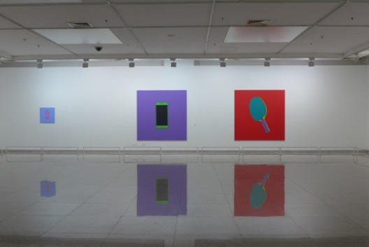 Exhibition view, Hubei Art Museum (courtesy Michael Craig-Martin)展览场景，湖北美术馆