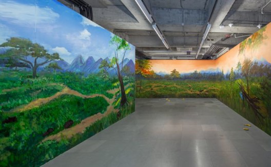 Installation view of Wang Wei,