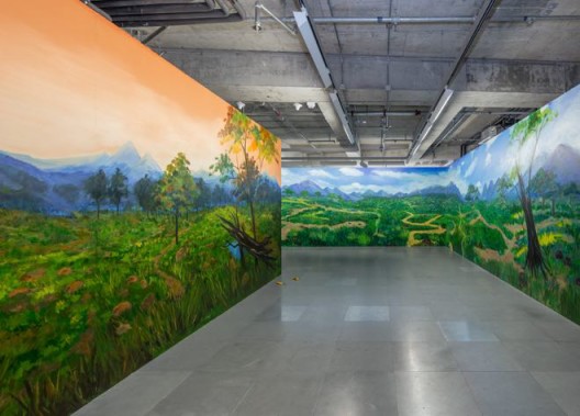 Installation view of Wang Wei,