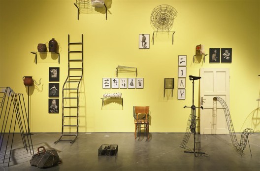 Eva Koťátková , Not How People Move But What Moves Them, mixed media, 2013. Courtesy the artist; Meyer Riegger, Berlin / Karlsruhe; and hunt kastner, Prague. Additional support provided by the Czech Center, New York. Special thanks to hunt kastner.