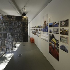 "Facing East", exhibition view at Storefront for Art and Architecture.