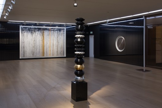 Installation view of