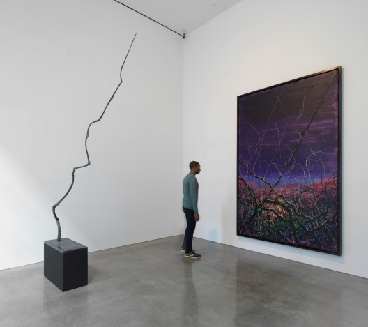 Zeng Fanzhi,Paintings Drawings and two Sculptures, 2015,installation view 曾梵志,“油画、素描和两件雕塑”,2015,展览现场