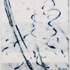 王俊 ，《无题No.5》，布面丙烯，120×110cm，2015
Wang Jun, “Untitled No.5”, Acrylic on canvas,120×110cm, 2015