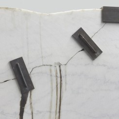 Michael Joo, Prologue (Montclair Danby Vein Cut) detail, 2014-2015, Courtesy the artist and BlainSouthern