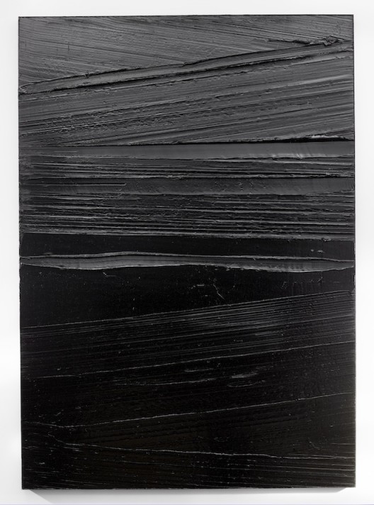 Pierre Soulages, Peinture 202 x 143 cm, 14 aout 2015, 2015. Acrylic on canvas. 79 1/2 x 56 1/4 inches (202 x 143 cm). © ADAGP, Paris and DACS, London 2016.