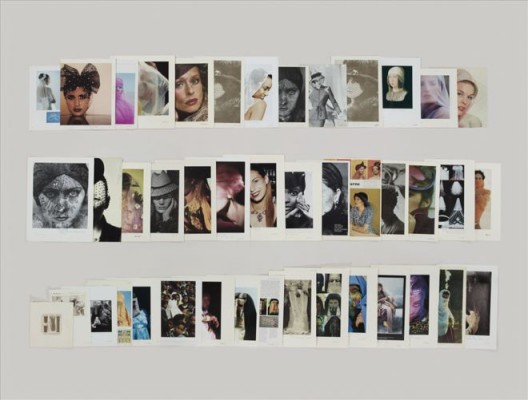 泰伦·西蒙，《文件夹：服装——面纱》，档案专用喷墨印刷，119.4 x 157.5 cm，2012
