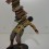 Yinka Shonibare MBE, "Boy Balancing Knowledge", fibreglass mannequin, Dutch wax printed cotton textile, books, globe, leather and steel baseplate, 156 x 94 x 120 cm, 2015. (Courtesy the artist, Stephen Friedman Gallery, London and Pearl Lam Galleries, Hong Kong, Shanghai and Singapore).