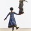 Yinka Shonibare MBE, "Girl Balancing Knowledge", fibreglass mannequin, Dutch wax printed cotton textile, books, globe and steel baseplate, 179 x 139 x 8cm, 2015.