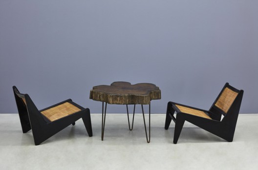 1_PJ_Tree Trunk Coffee Table and Kangaroo Chairs