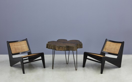 2_PJ_Tree Trunk Coffee Table and Kangaroo Chairs