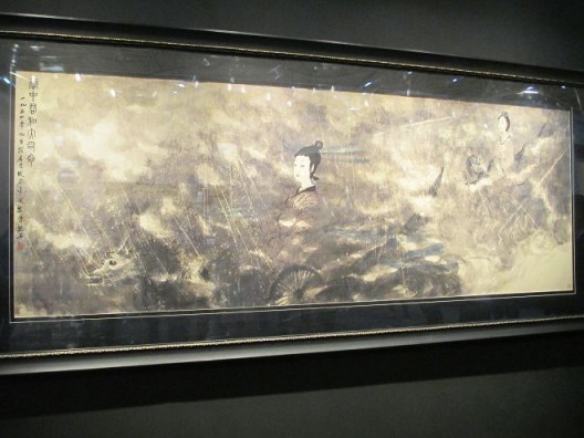 傅抱石，《云中君和大司命》，1954，保利拍卖