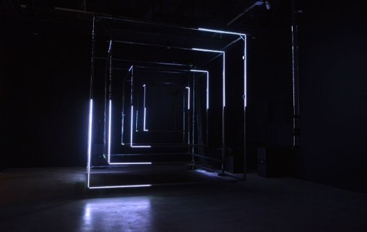 郑达，《机器的自在之语》，互动LED装置，2016
