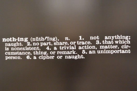 And now we go to Art Unlimited—Joseph Kosuth 