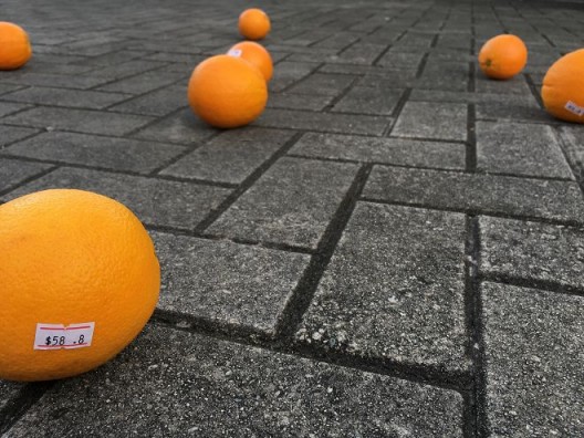 《在地橙》，陈泳因作品概念图 Oranges on Ground，Doreen Chan's Concept Image 