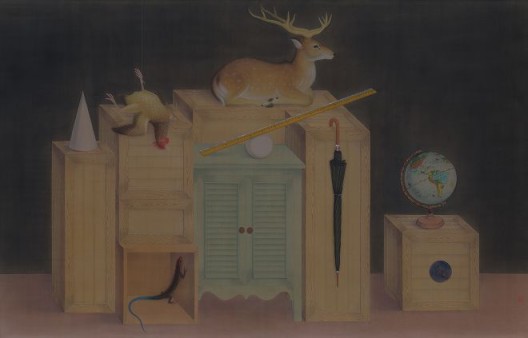 曾志钦，《迷局》，绢本设色，127×200cm，2016