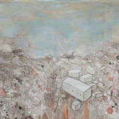 李继开，《大风景》，布面丙烯，200×300cm，2016