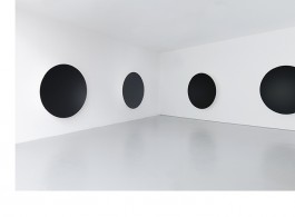 Anish Kapoor, “Gathering Clouds I, II, III, IV”, 2014, Fiberglass and paint, 188 x 188 x 39 cm (each), Image © Anish Kapoor,Image provided by Kukje Gallery