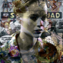 Valérie Belin, Power Girl (série All Star), 2016, pigment print, 177 x 134 cm. 瓦莱丽·贝兰，《神力女郎》（全明星系列），2016，彩印，177 x 134 cm